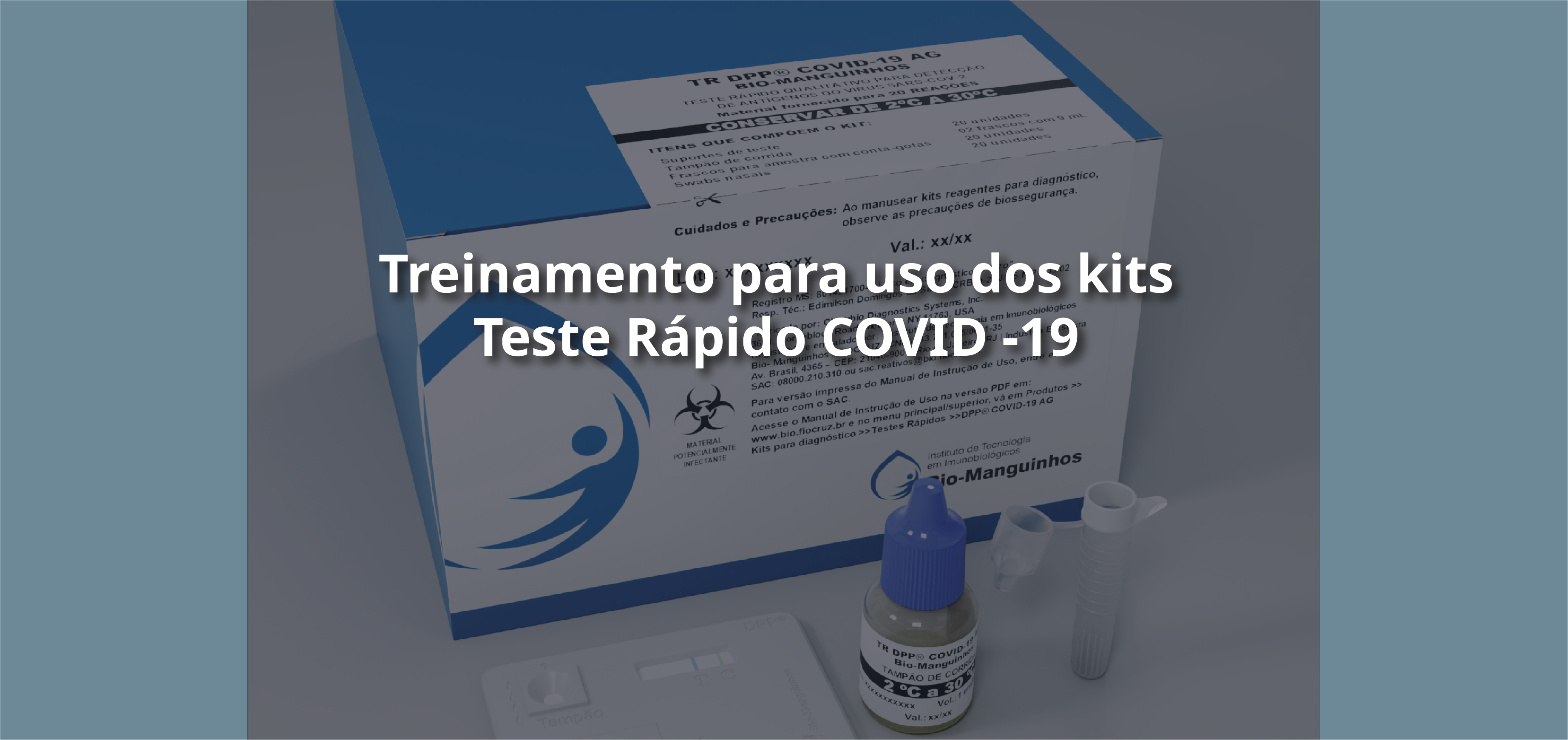 Treinamento de profissionais de saúde para aplicação de teste rápido de Covid-19 - 1º Oferta